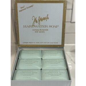 Vintage John Wanamaker Hardwater Soap Jasmin Bar Bath Buttermilk‎ Lanolin 12 Ct